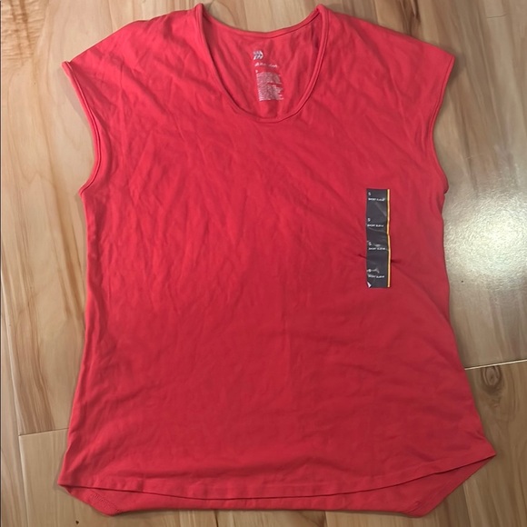 All in Motion Pink Relaxed Muscle Tee Sleeveless - Picture 1 of 4